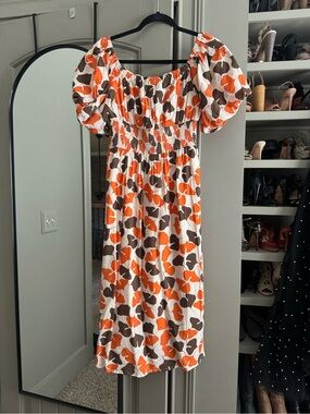 LUSH off the shoulder midi dress